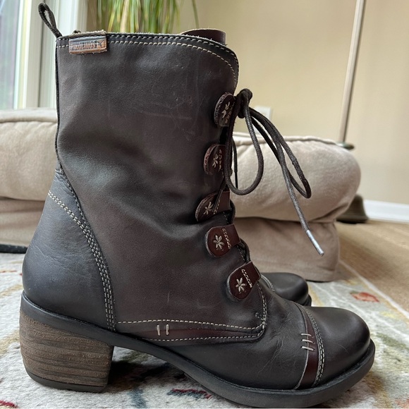 Pikolinos Le Mans Leather Lace Up Boot - Picture 6 of 9